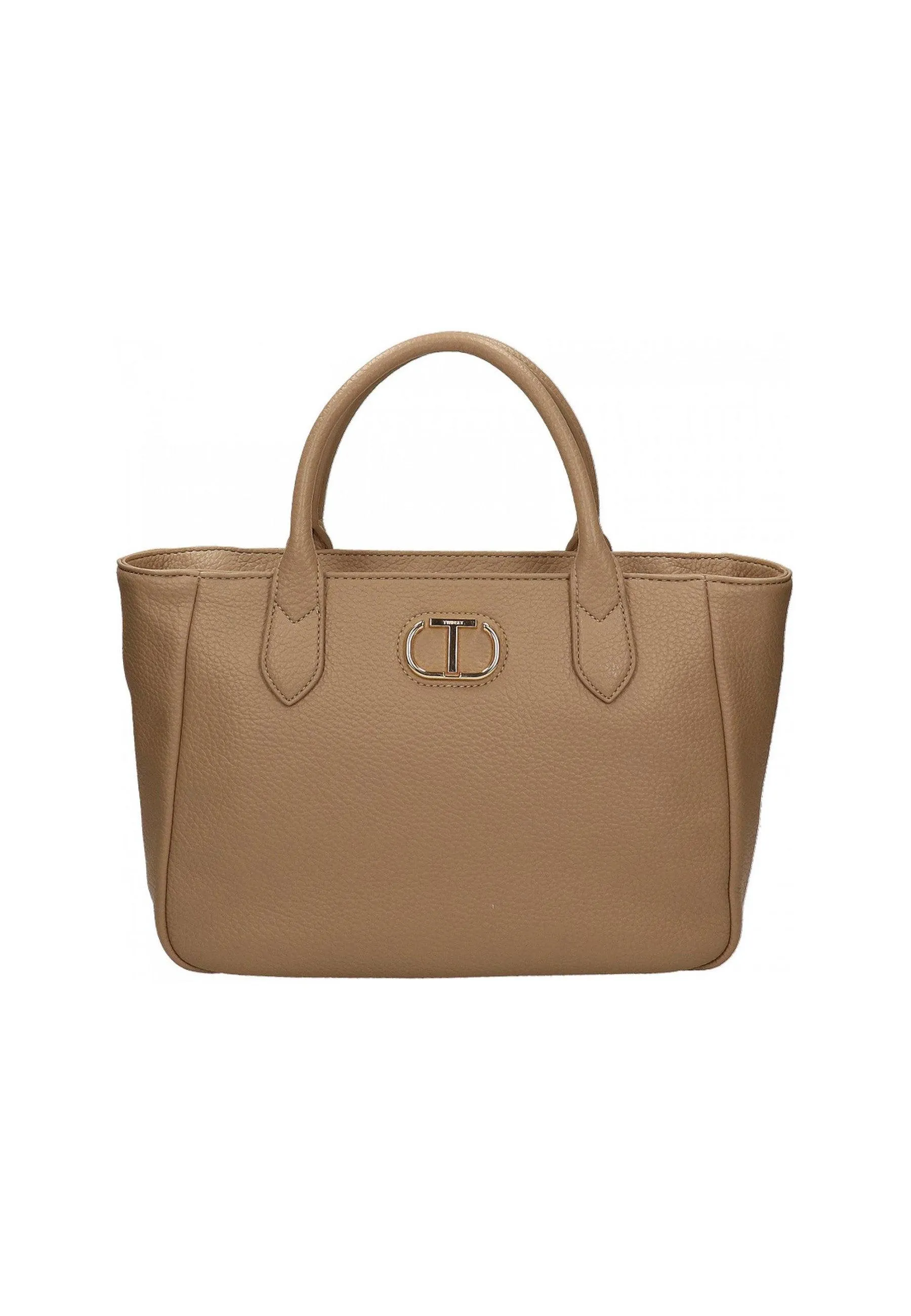 TWINSET Borsa Tote Mid Light Taupe Beige 232TB7212