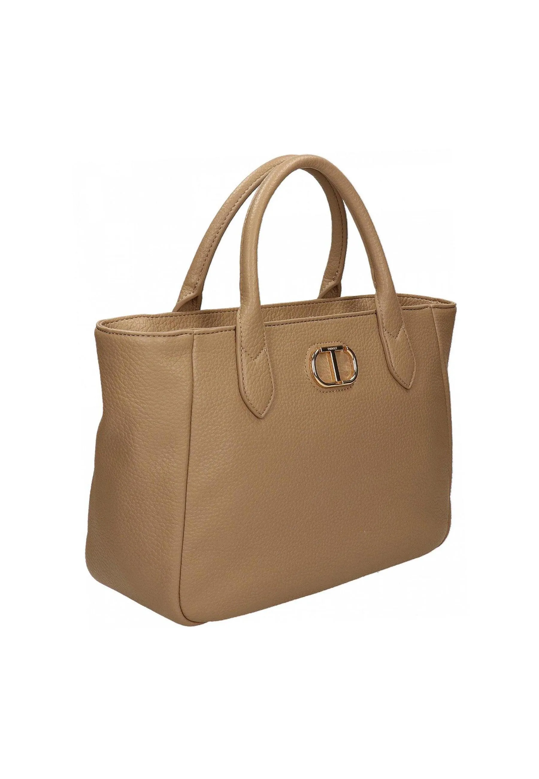 TWINSET Borsa Tote Mid Light Taupe Beige 232TB7212